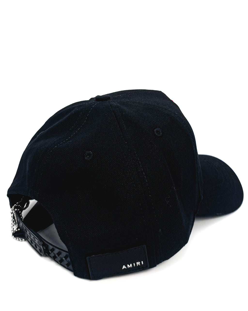 AMIRI - MA QUAD CANVAS HAT BLACK/RED