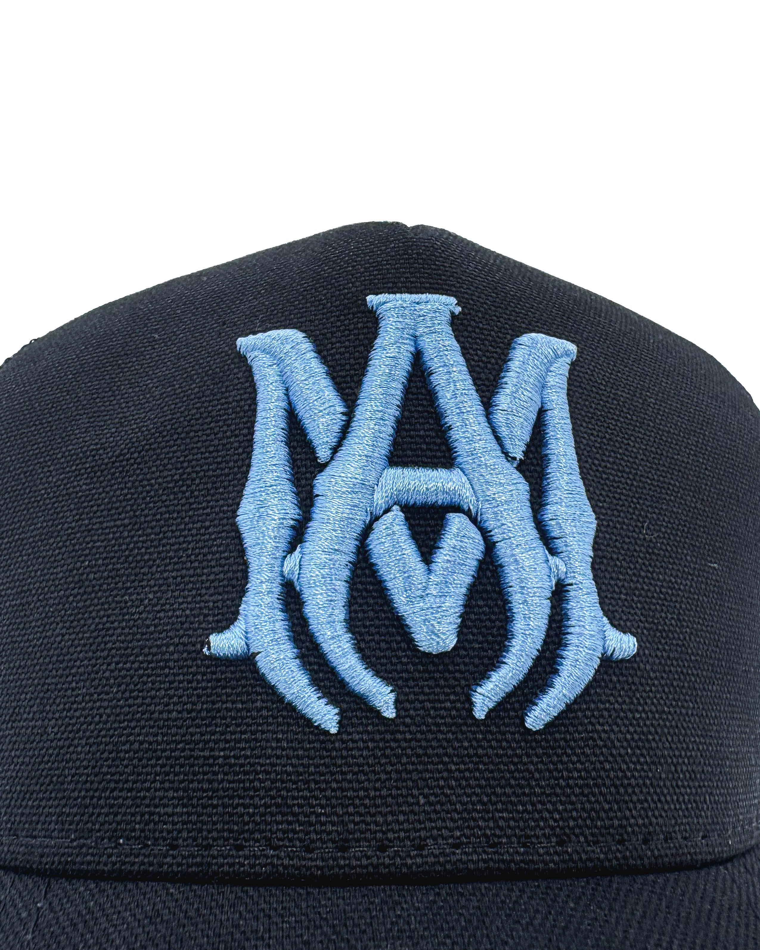 AMIRI - MA TRUCKER BLACK/CAROLINA BLUE