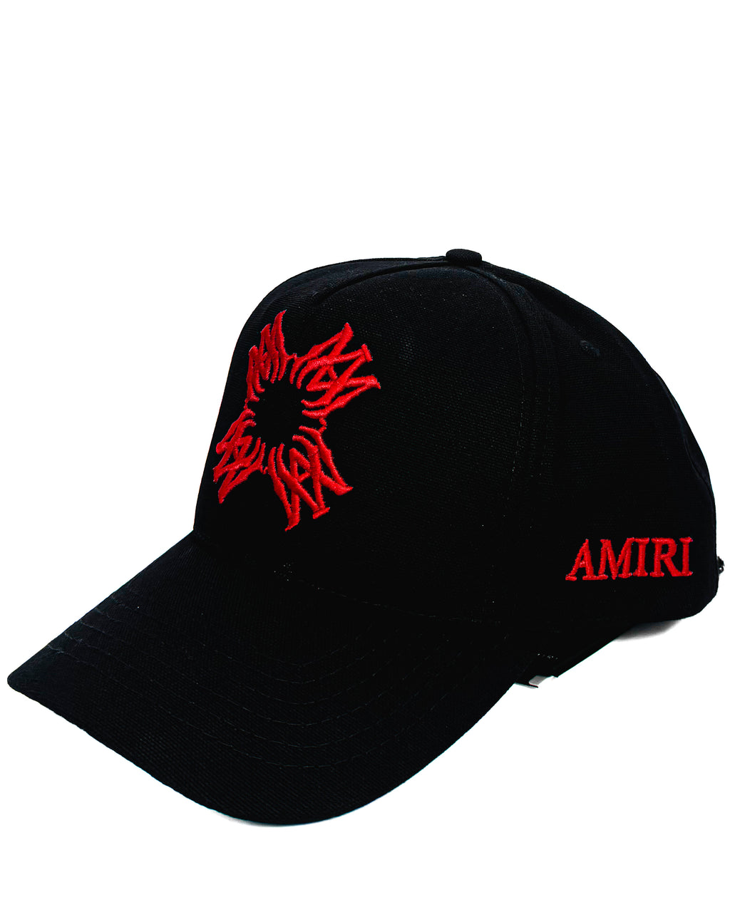 AMIRI - MA QUAD CANVAS HAT BLACK/RED