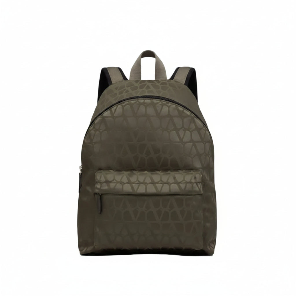 VALENTINO - TOILE ICONOGRAPHE BACKPACK GREEN