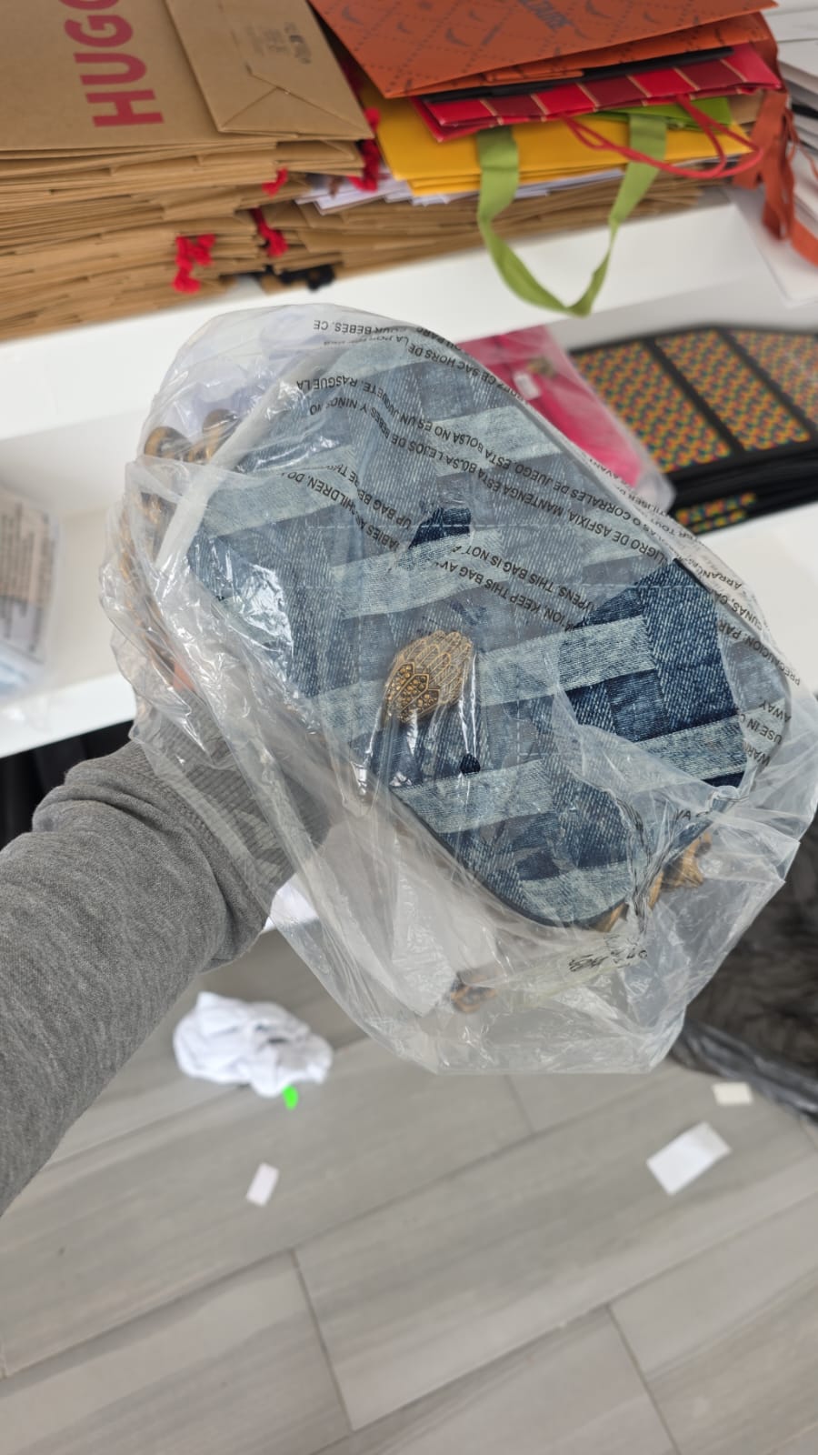 KENSINGTON SM/CAMERA CH DENIM