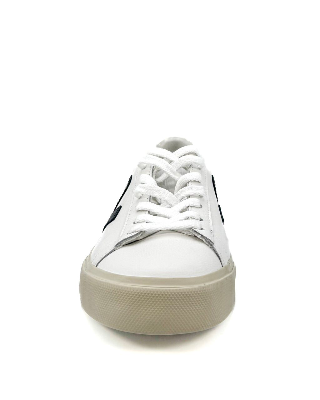 VEJA - CAMPO LEATHER (WOMEN) EXTRA WHITE BLACK