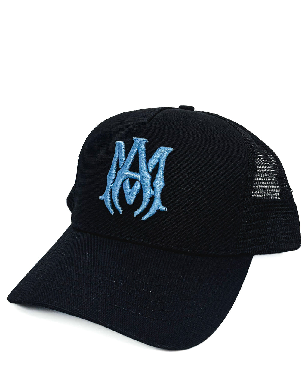 AMIRI - MA TRUCKER BLACK/CAROLINA BLUE
