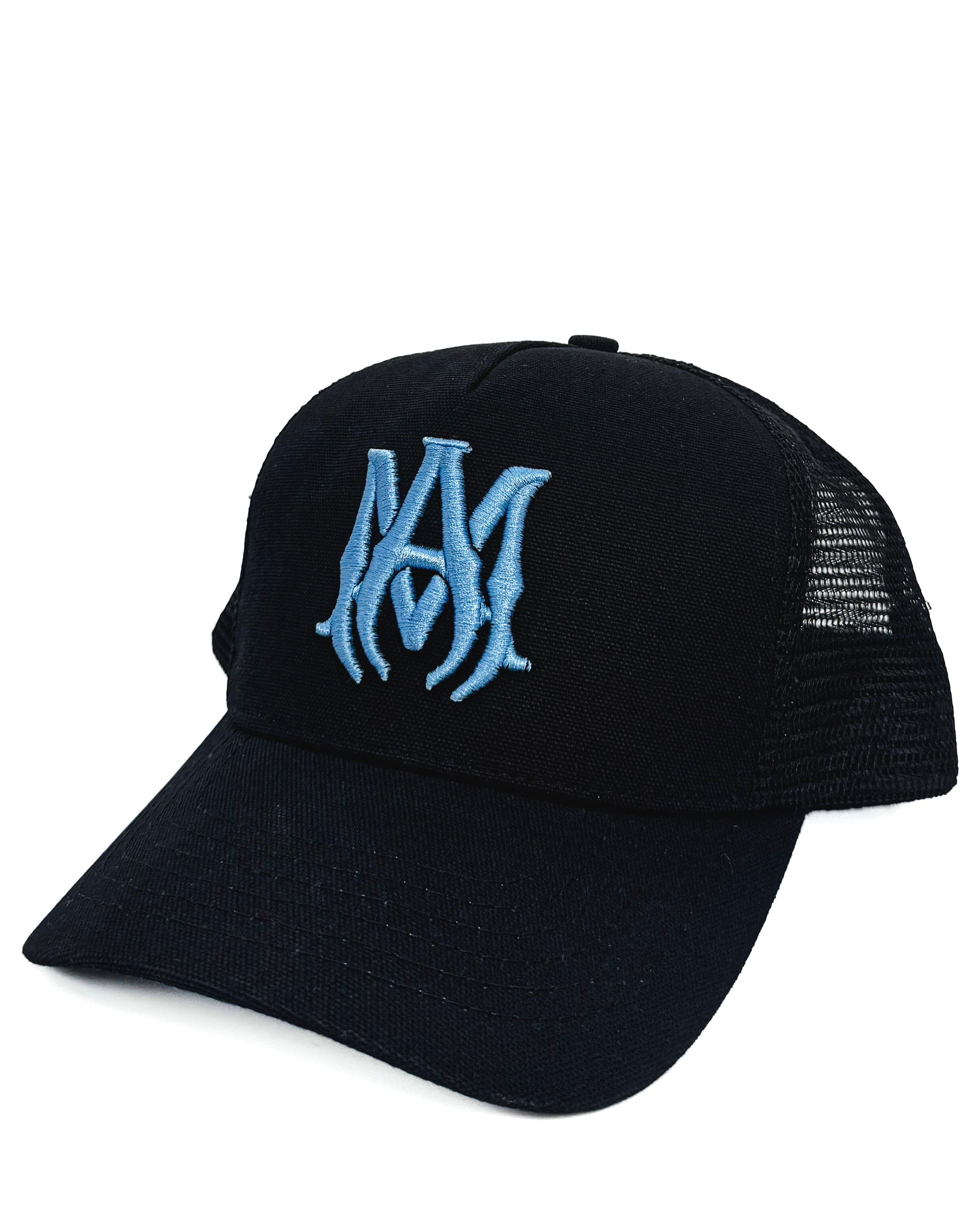 AMIRI - MA TRUCKER BLACK/CAROLINA BLUE