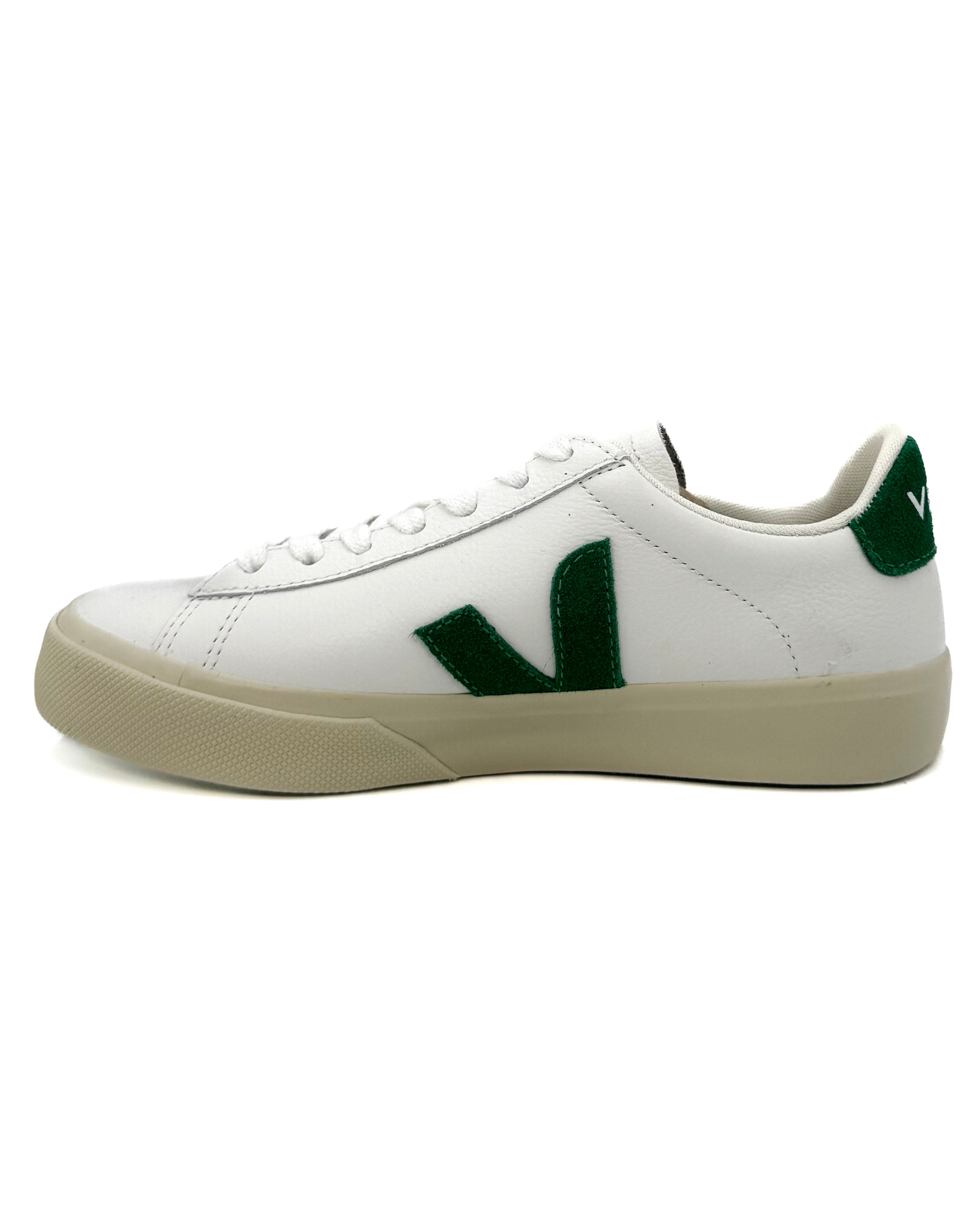 VEJA - CAMPO LEATHER EXTRA WHITE EMERAUDE