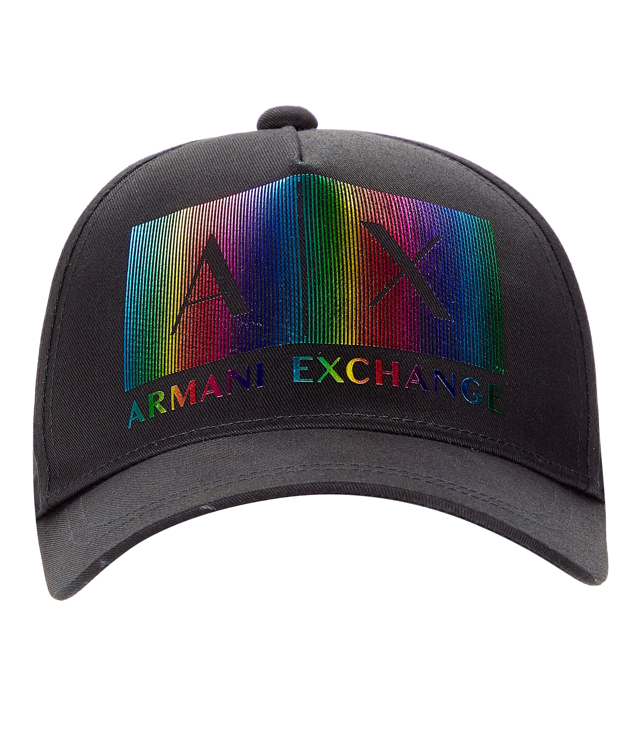 AX BLACK HAT BLACK RAINBOW PRINT