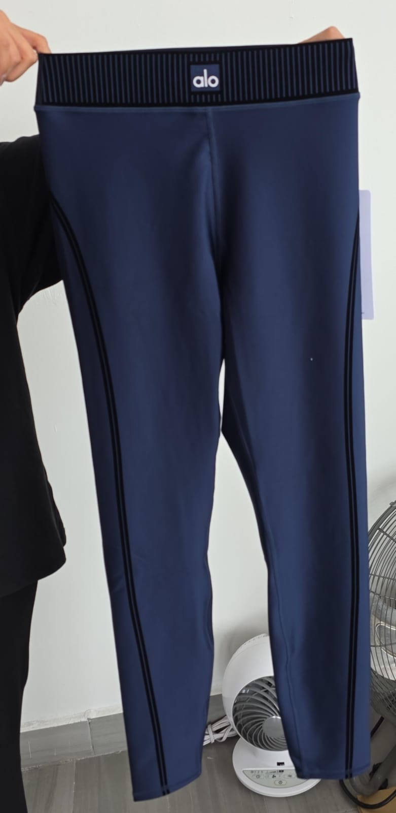 ARLIFT HIGH-WAIST 7/8  LINE UP LEGGING NAVY