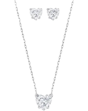 SWAROVSKI - SET HEART SILVER