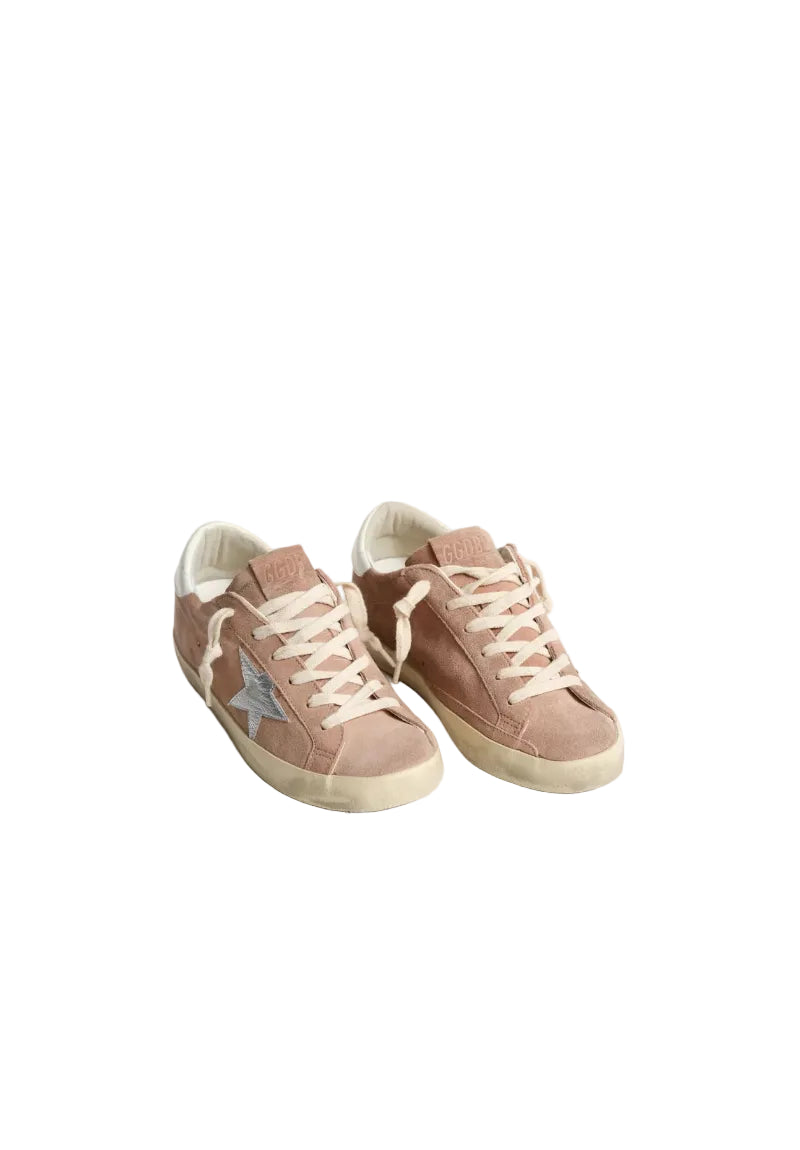 GOLDEN GOOSE - SUPER-STAR PINK/SILVER/WHITE