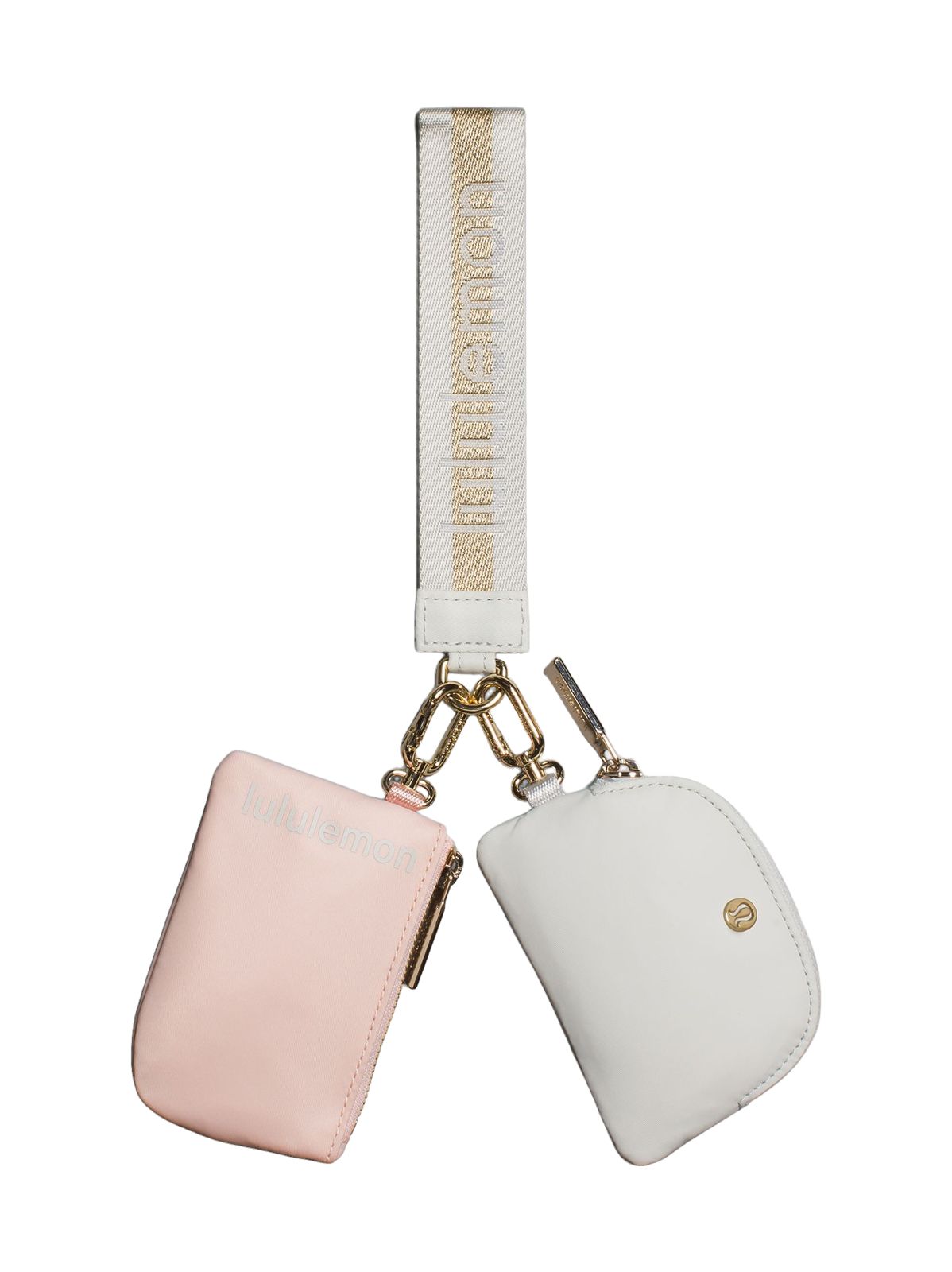 DUAL POUCH WRISTLED PINK/WHITE
