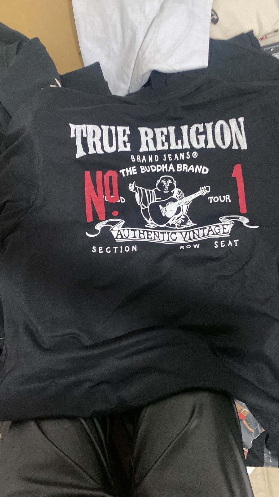 SS NUMBER ONE SRS TEE JET BLACK