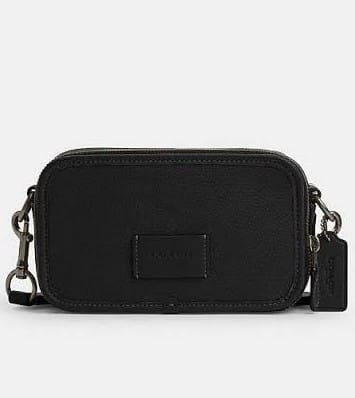 WYATT CROSSBODY LEATHER BLACK