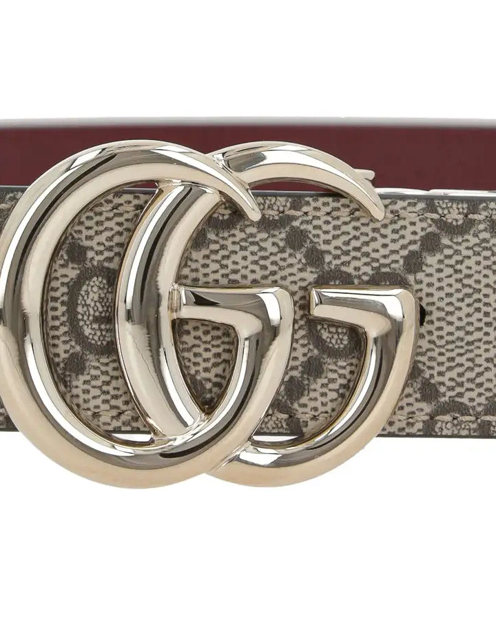 GUCCI - GG SUPREME/PLUTONE CALF EBONY ROSSO ANCORA