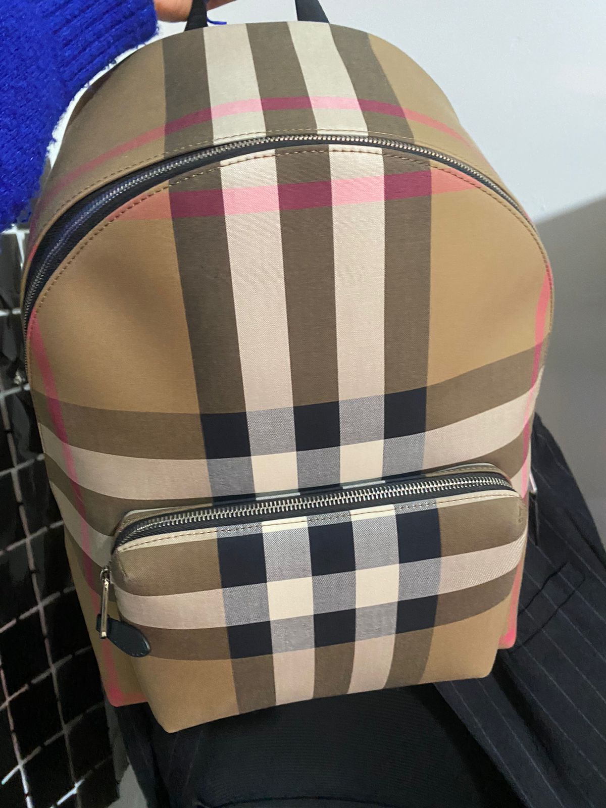 ML JEFF CHK WOC TAUPE BROWN