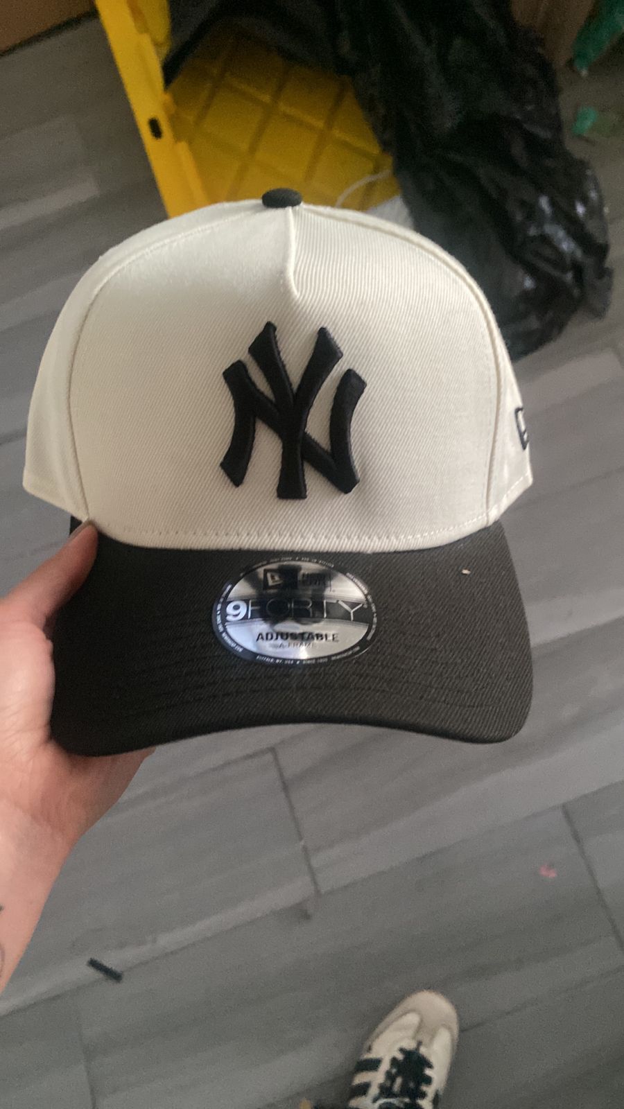 NEW YORK YANKEES MLB RE DUB CHROME AF BEIGE/BLACK