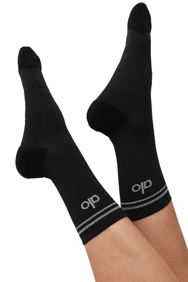 HALF CREW PERFORMANCE SOCK BLACK