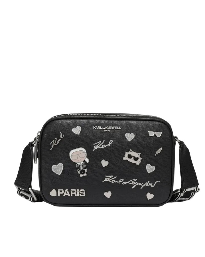 KARL LAGERFELD - MAYBELLE CAMERA CROS BLACK