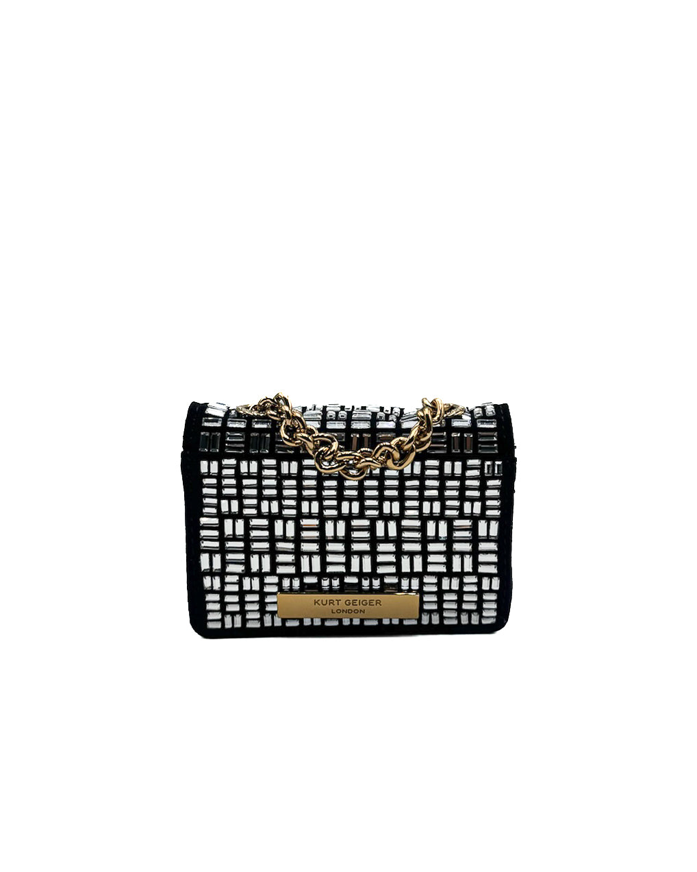 KURT GEIGER - MICRO KENSINGTON CRYSTALS BLACK