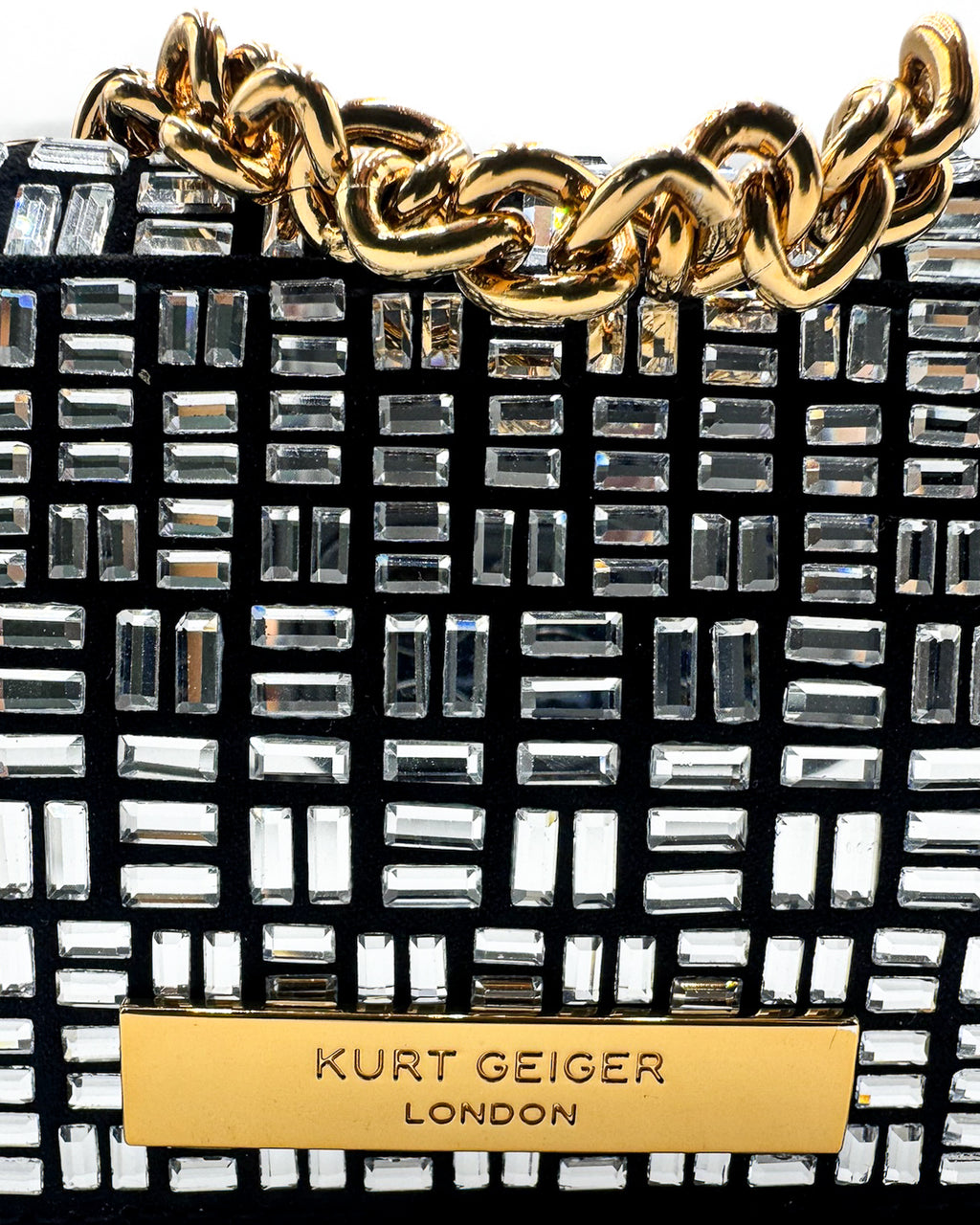 KURT GEIGER - MICRO KENSINGTON CRYSTALS BLACK