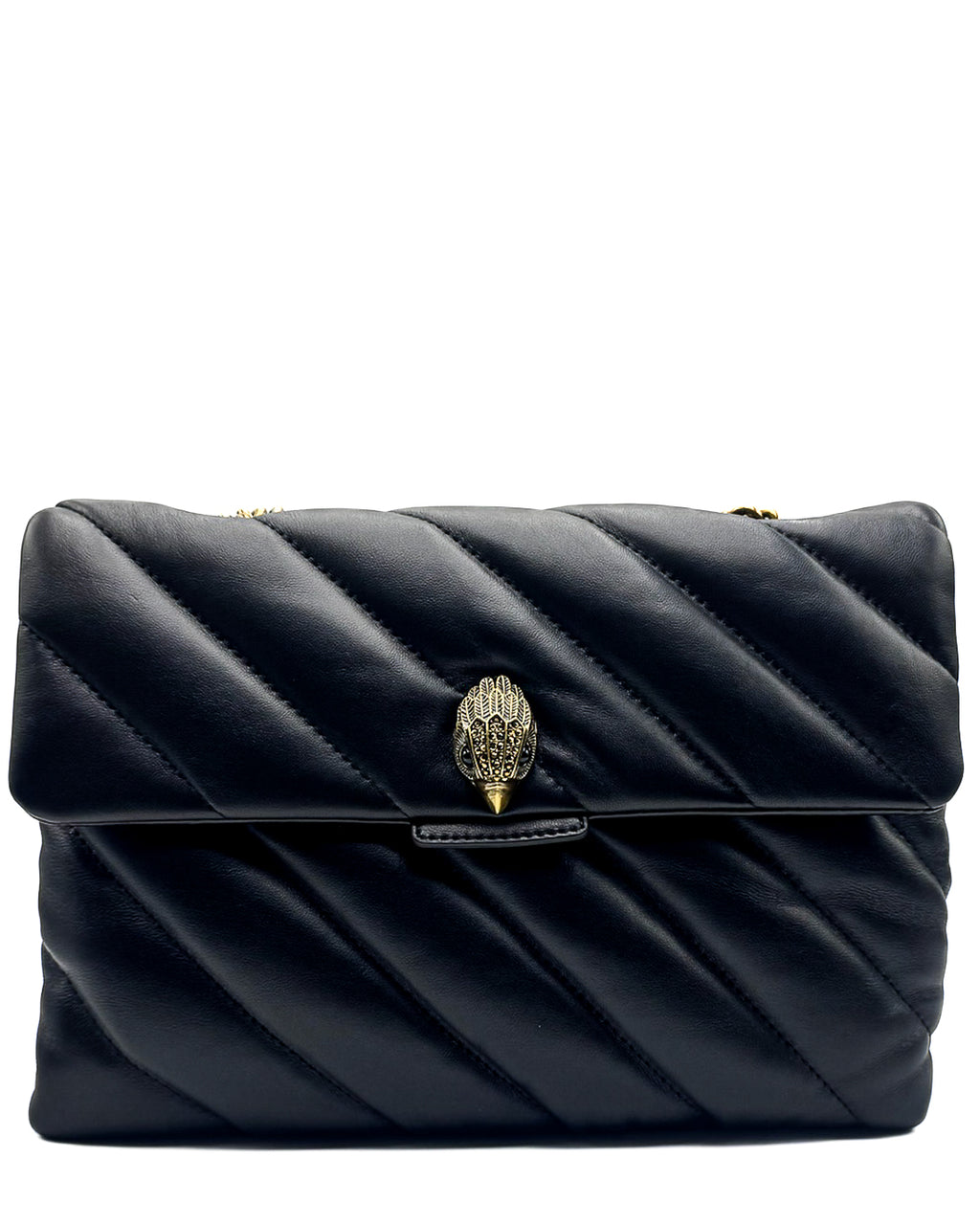 KURT GEIGER - LEATHER LG SOHO BAG BLACK