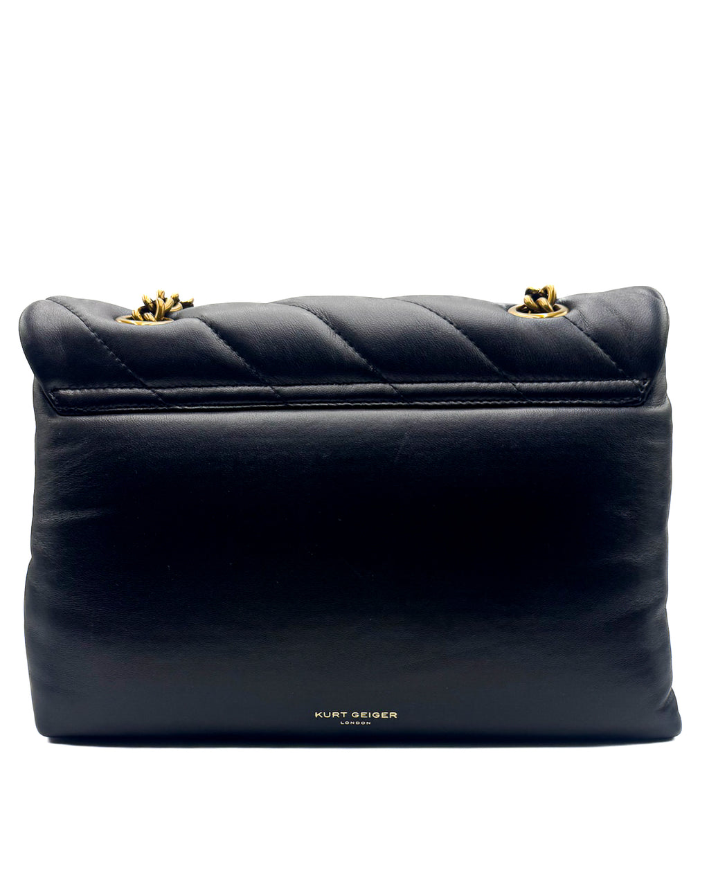 KURT GEIGER - LEATHER LG SOHO BAG BLACK