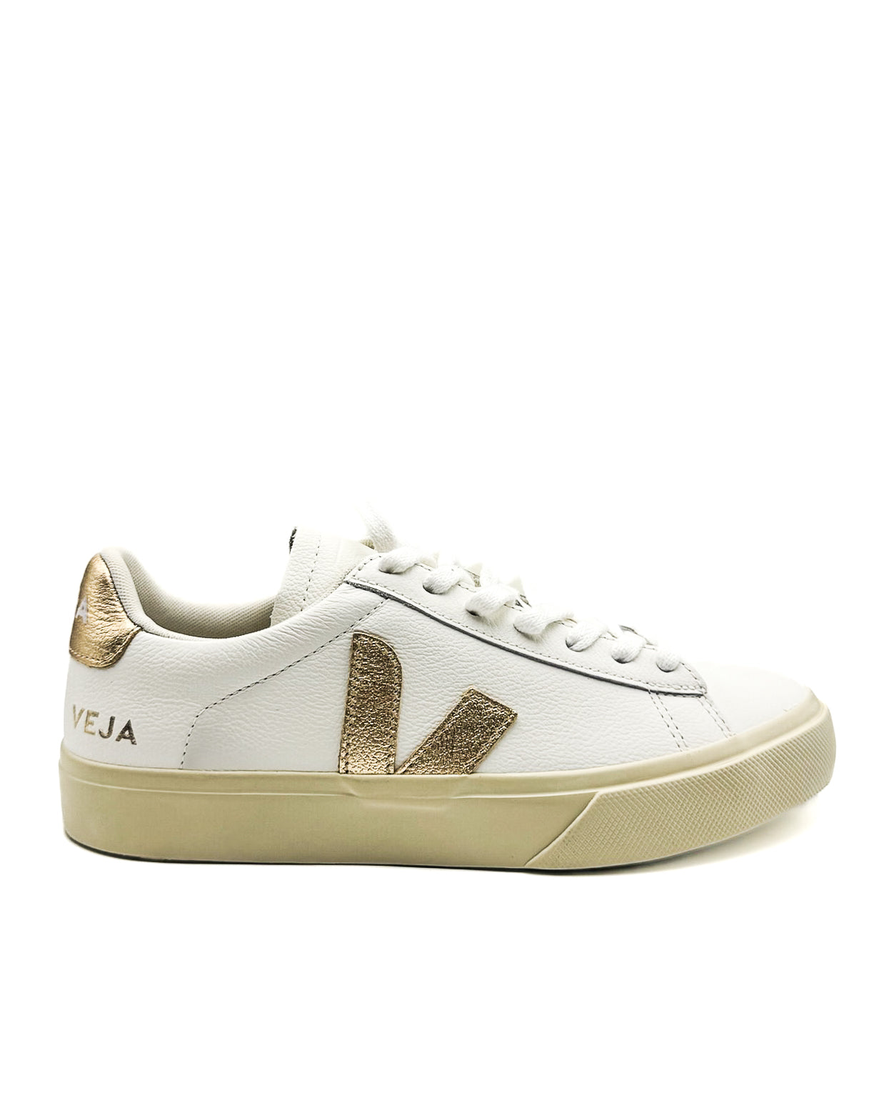 VEJA - CAMPO LEATHER WHITE/PLATINE