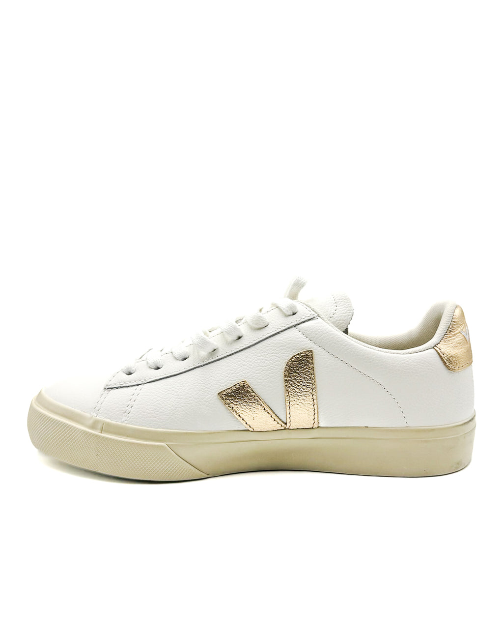 VEJA - CAMPO LEATHER WHITE/PLATINE