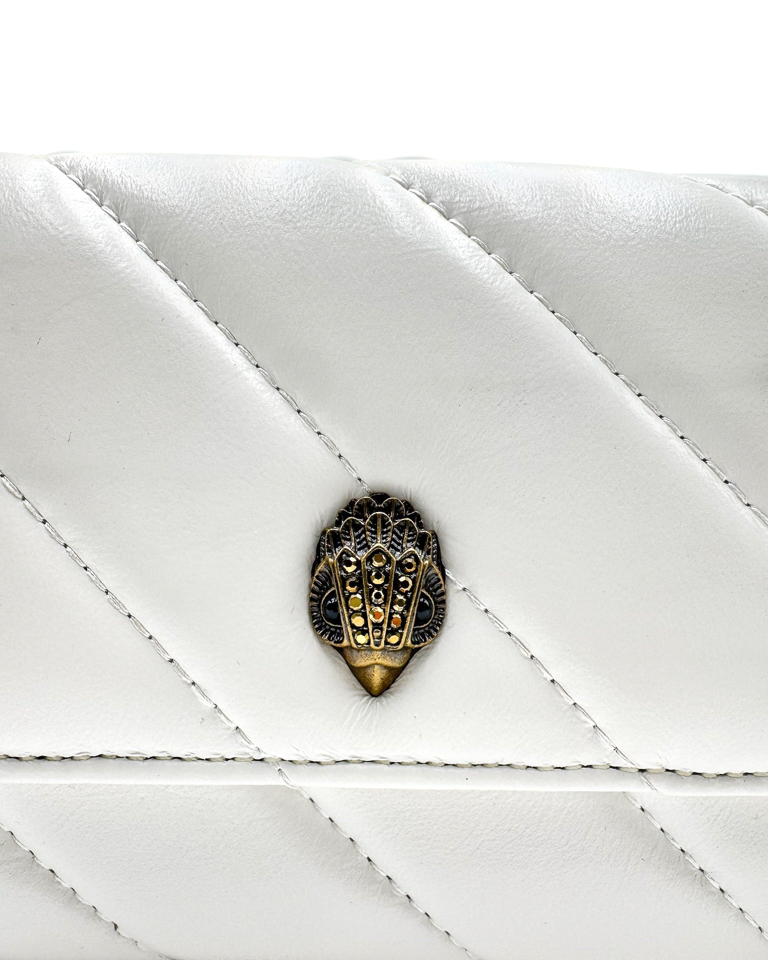 KURT GEIGER - SOHO WALLET ON CHAIN WHITE