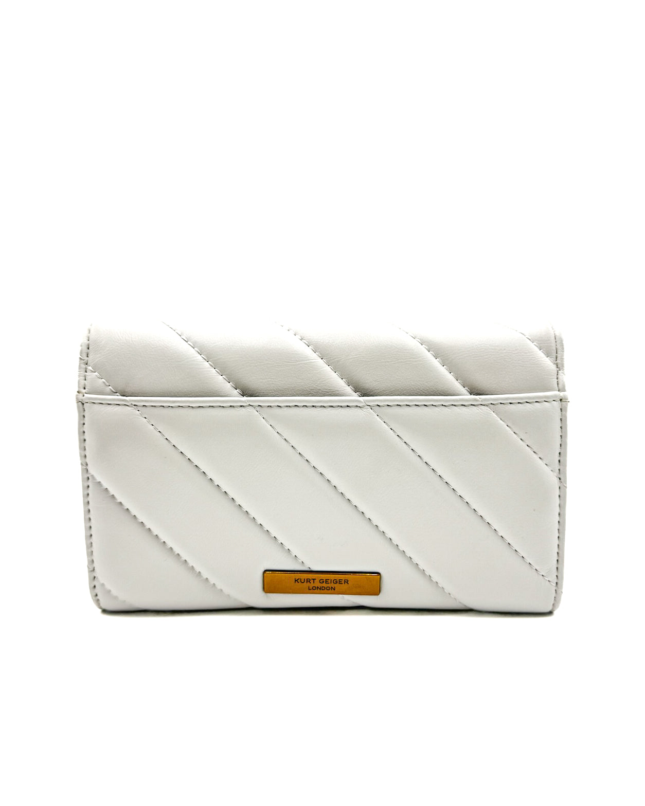 KURT GEIGER - SOHO WALLET ON CHAIN WHITE