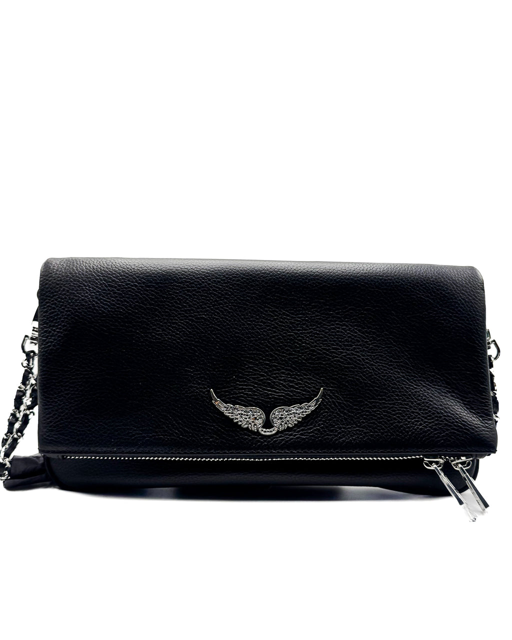 ZADIG & VOLTAIRE - ROCK GRAINED LEATHER NOIR