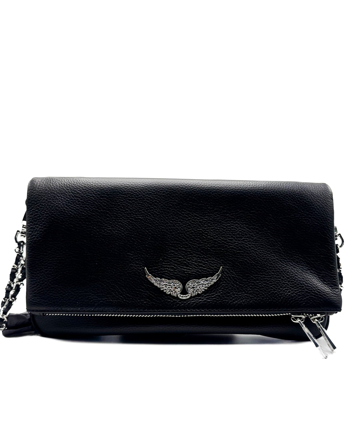 ZADIG & VOLTAIRE - ROCK GRAINED LEATHER NOIR