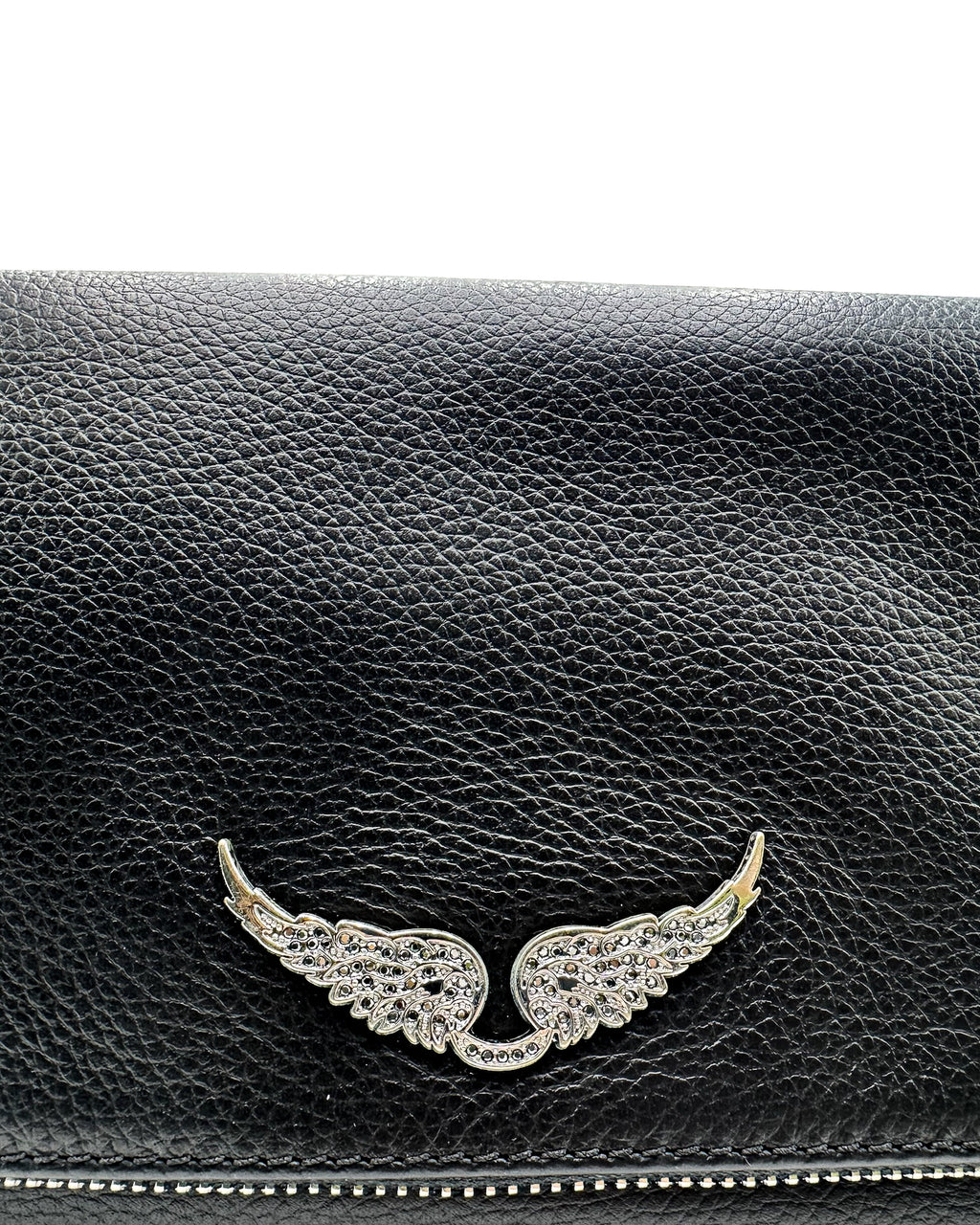 ZADIG & VOLTAIRE - ROCK GRAINED LEATHER NOIR