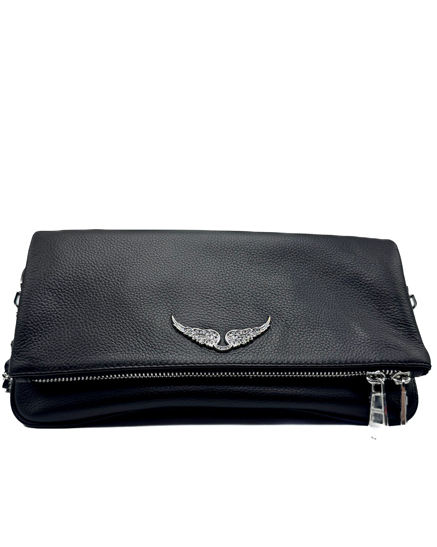 ZADIG & VOLTAIRE - ROCK GRAINED LEATHER NOIR