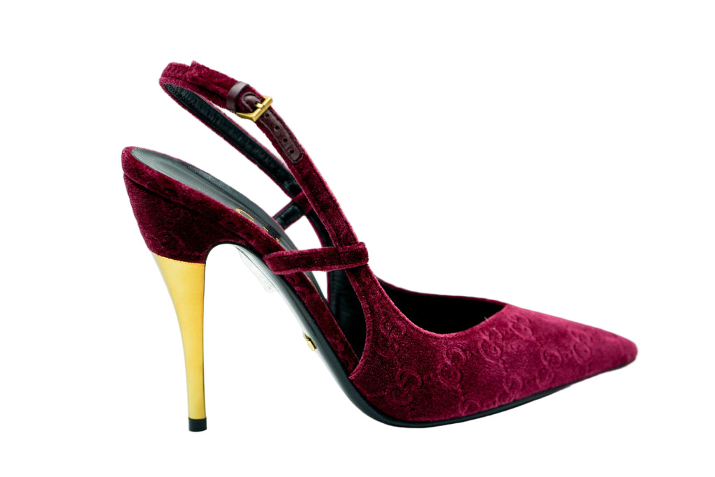 ZAPATILLAS BURDEOS VELVET PUMPS BURDEOS VELVET