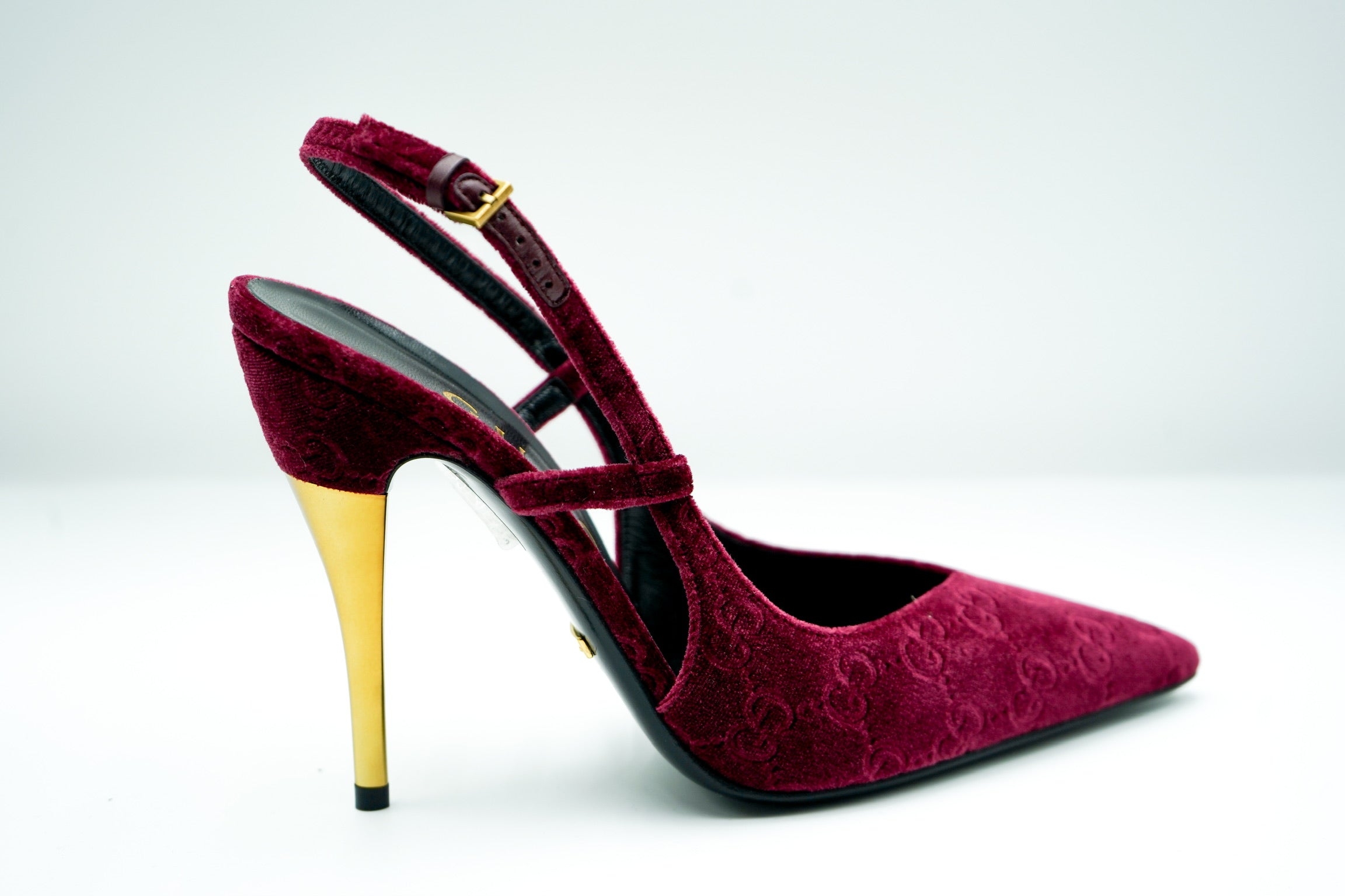 ZAPATILLAS BURDEOS VELVET PUMPS BURDEOS VELVET