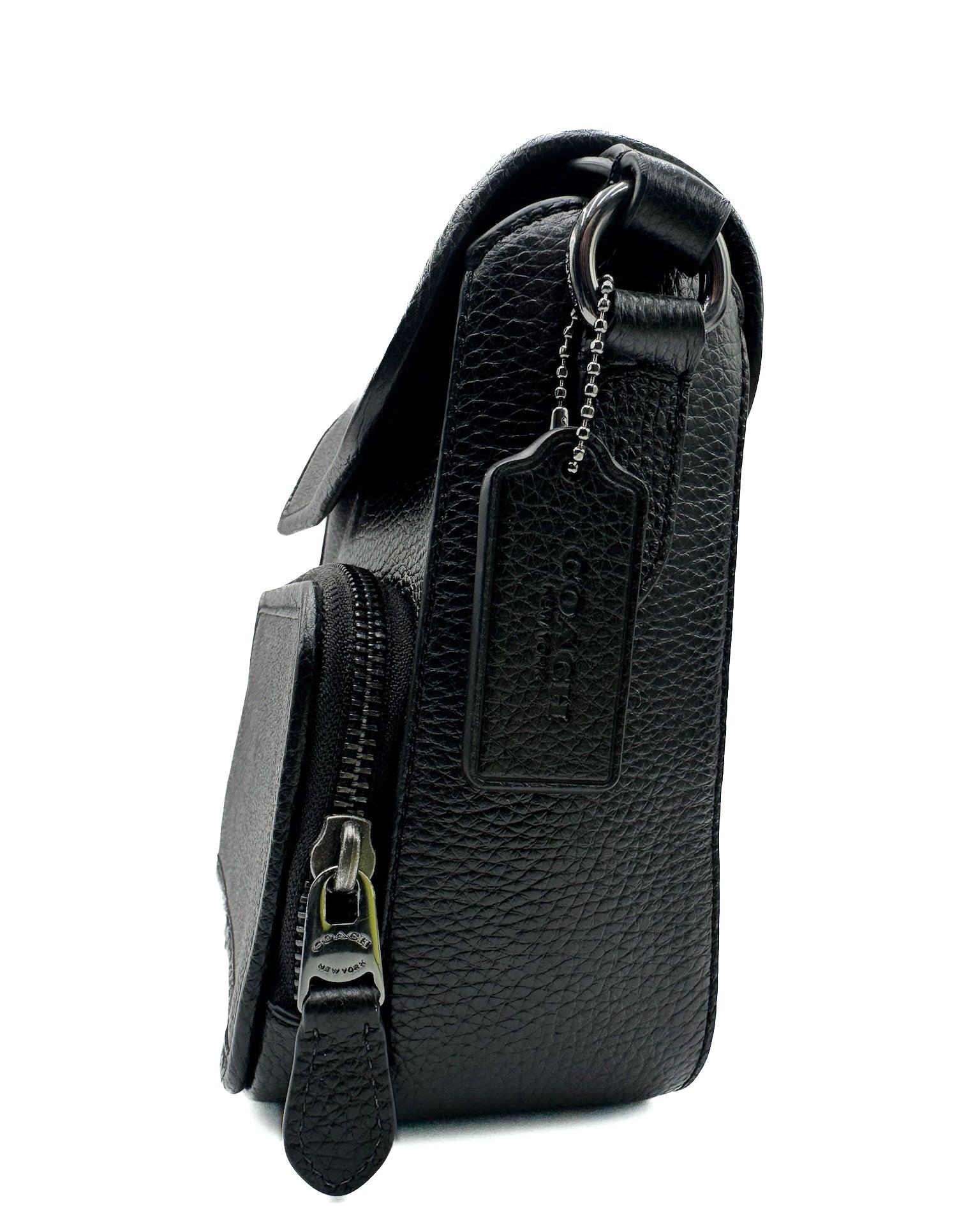 COACH - SULLVN FLP SIGNATURE QB/CHARCOAL/BLACK