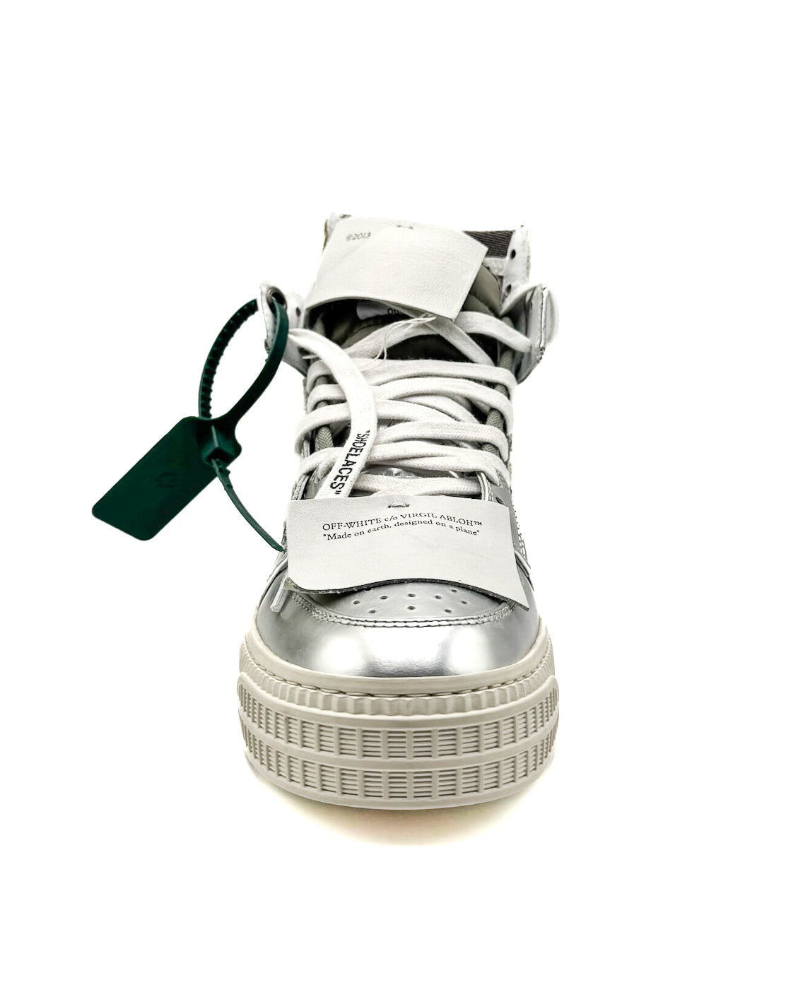 OFF WHITE - 3.0 OFF COURT FULL METALLIC SILVER