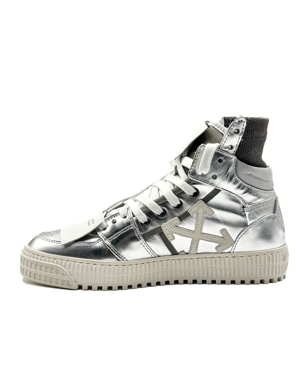 OFF WHITE - 3.0 OFF COURT FULL METALLIC SILVER