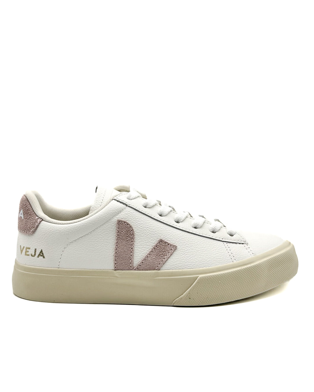 VEJA - CAMPO LEATHER EXTRA WHITE/BABE