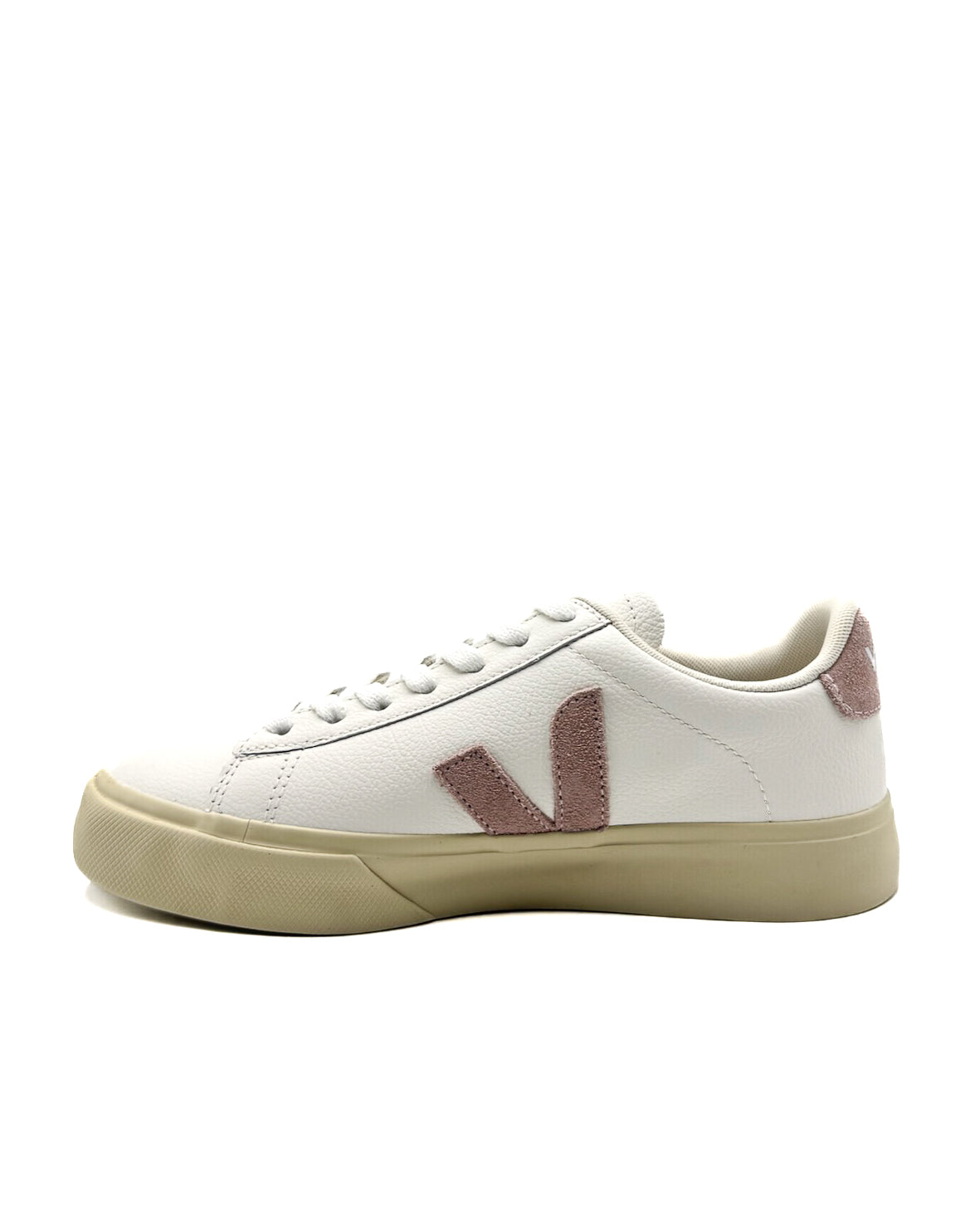 VEJA - CAMPO LEATHER EXTRA WHITE/BABE
