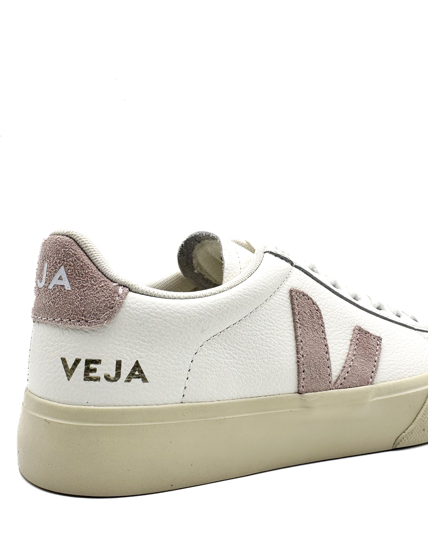 VEJA - CAMPO LEATHER EXTRA WHITE/BABE