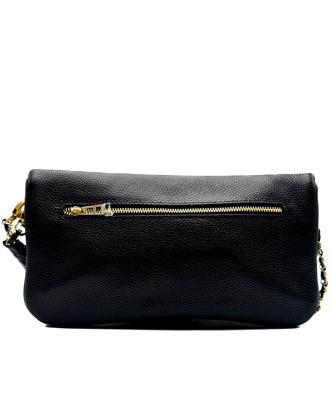 ZADIG & VOLTAIRE - ROCK GRAINED LEATHER NOIR/GOLD