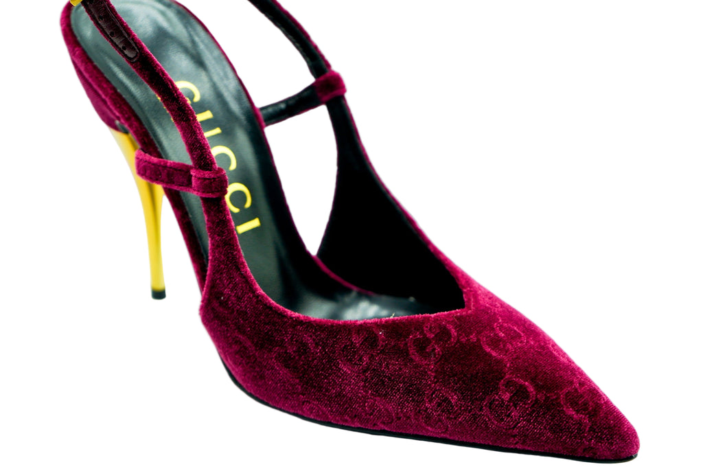 ZAPATILLAS BURDEOS VELVET PUMPS BURDEOS VELVET