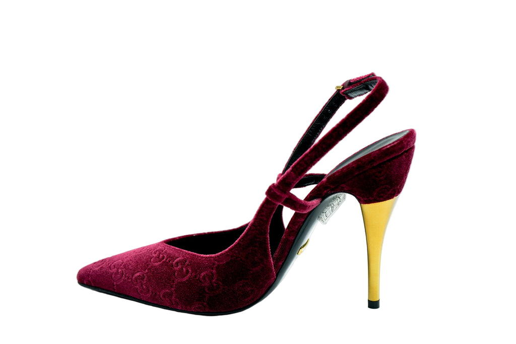 ZAPATILLAS BURDEOS VELVET PUMPS BURDEOS VELVET