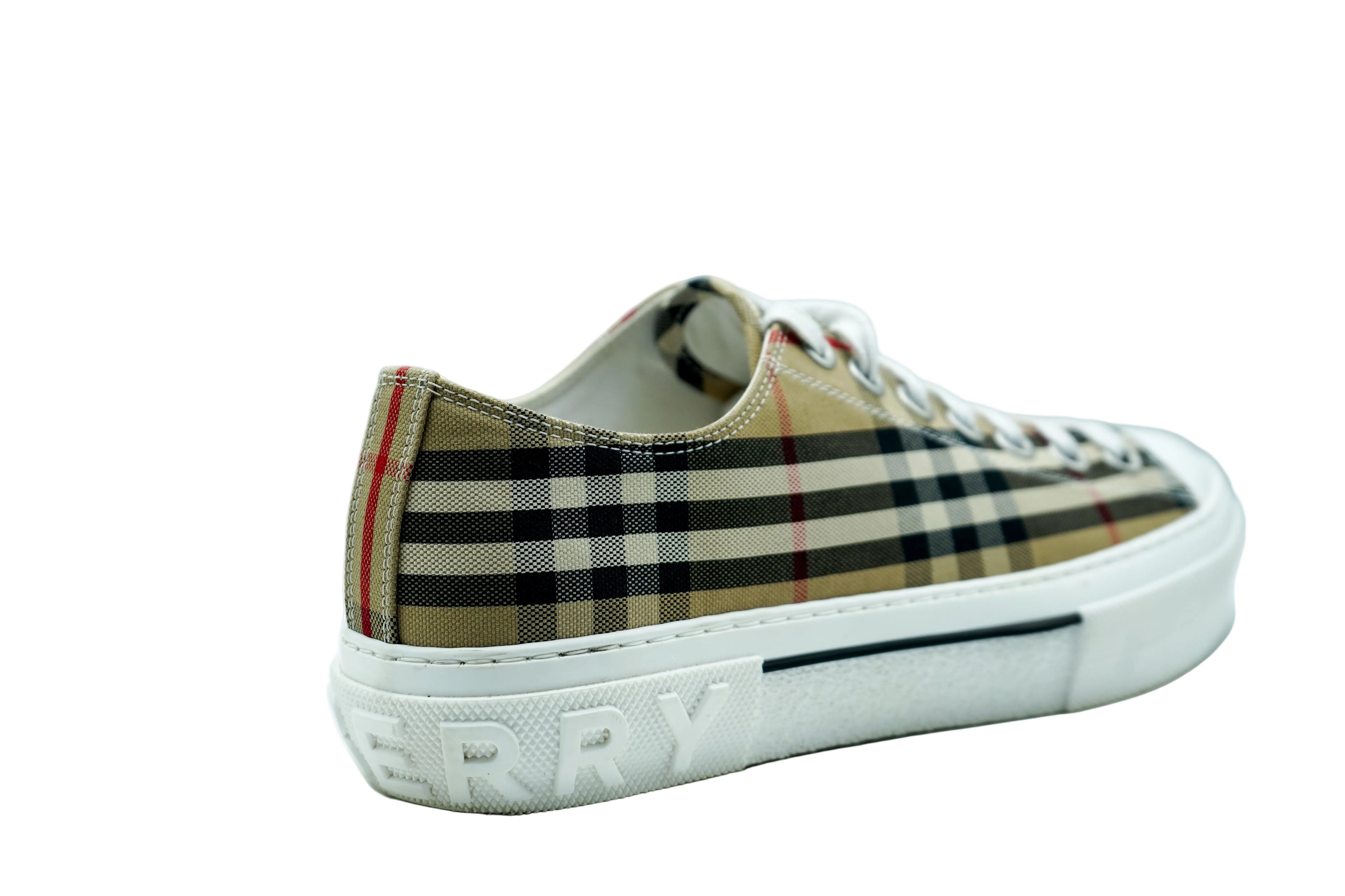 VINTAGE CHECK COTTON BEIGE/BLANCO