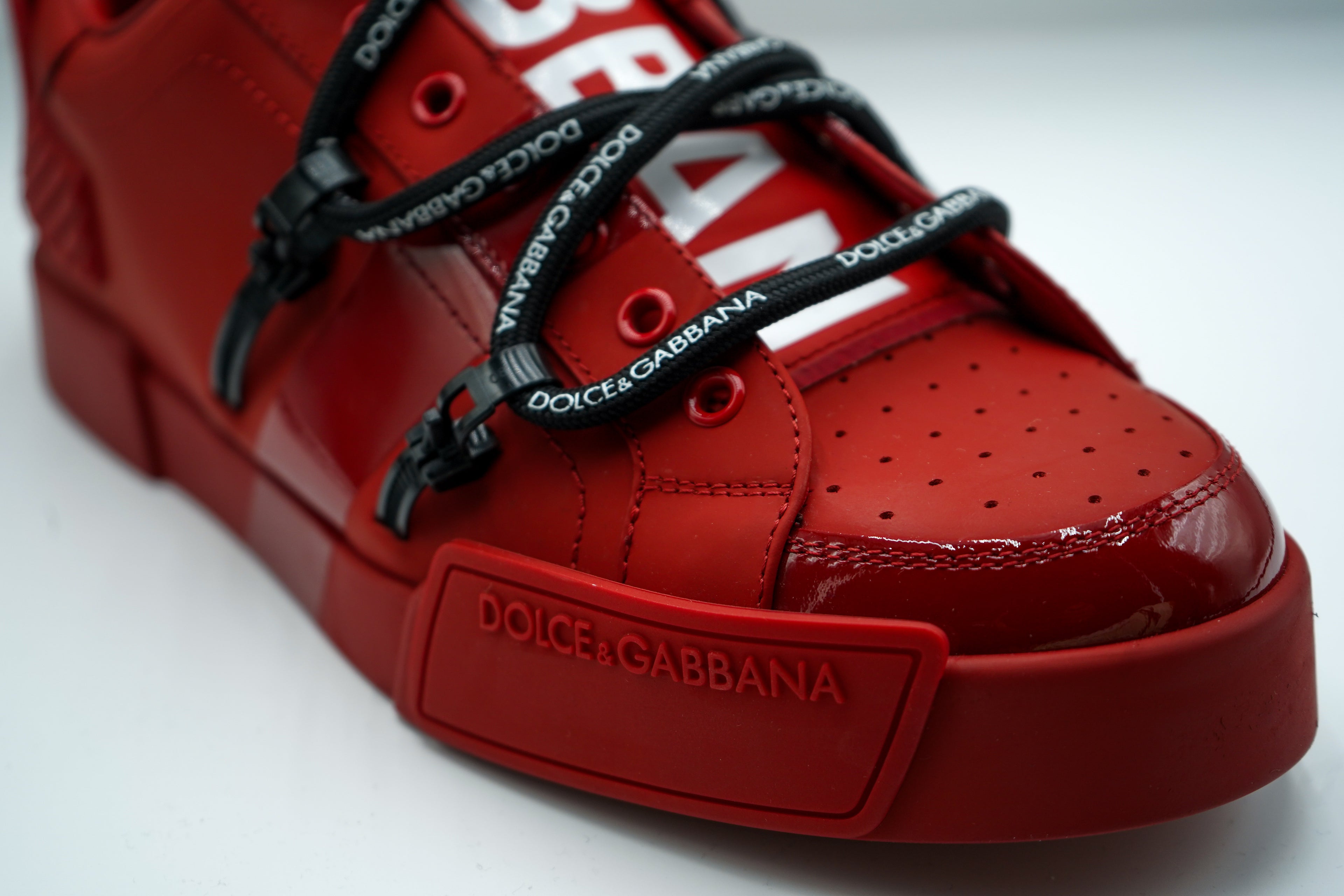 PORTOFINO SNEAKER ROUND LACES PATENT RED