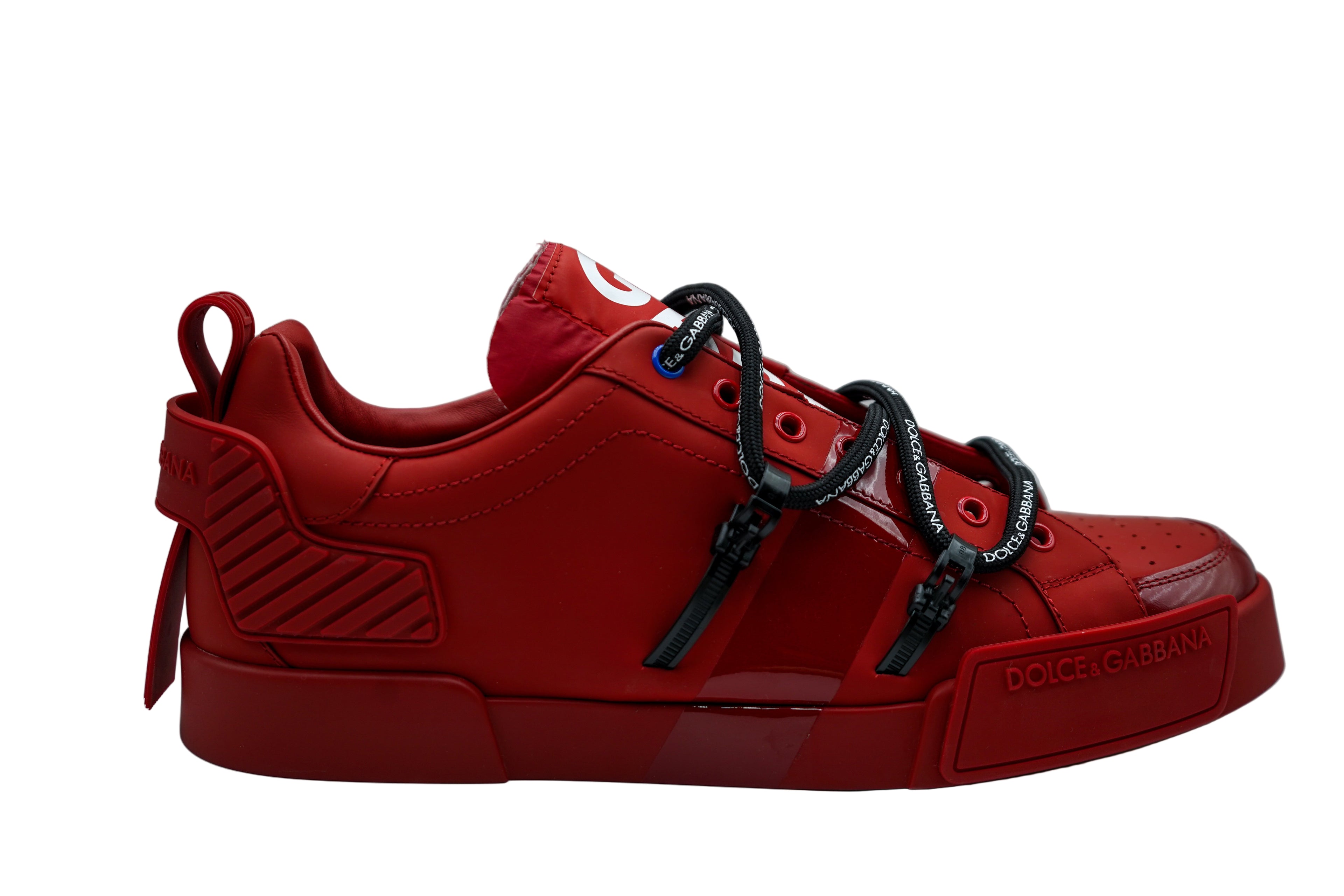 PORTOFINO SNEAKER ROUND LACES PATENT RED