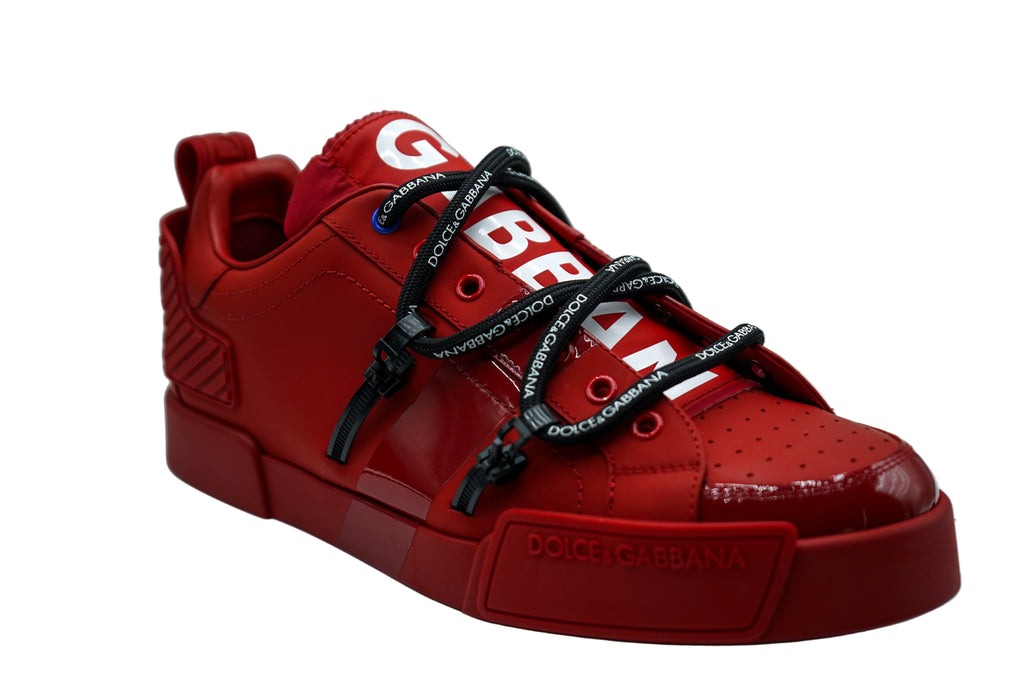 PORTOFINO SNEAKER ROUND LACES PATENT RED