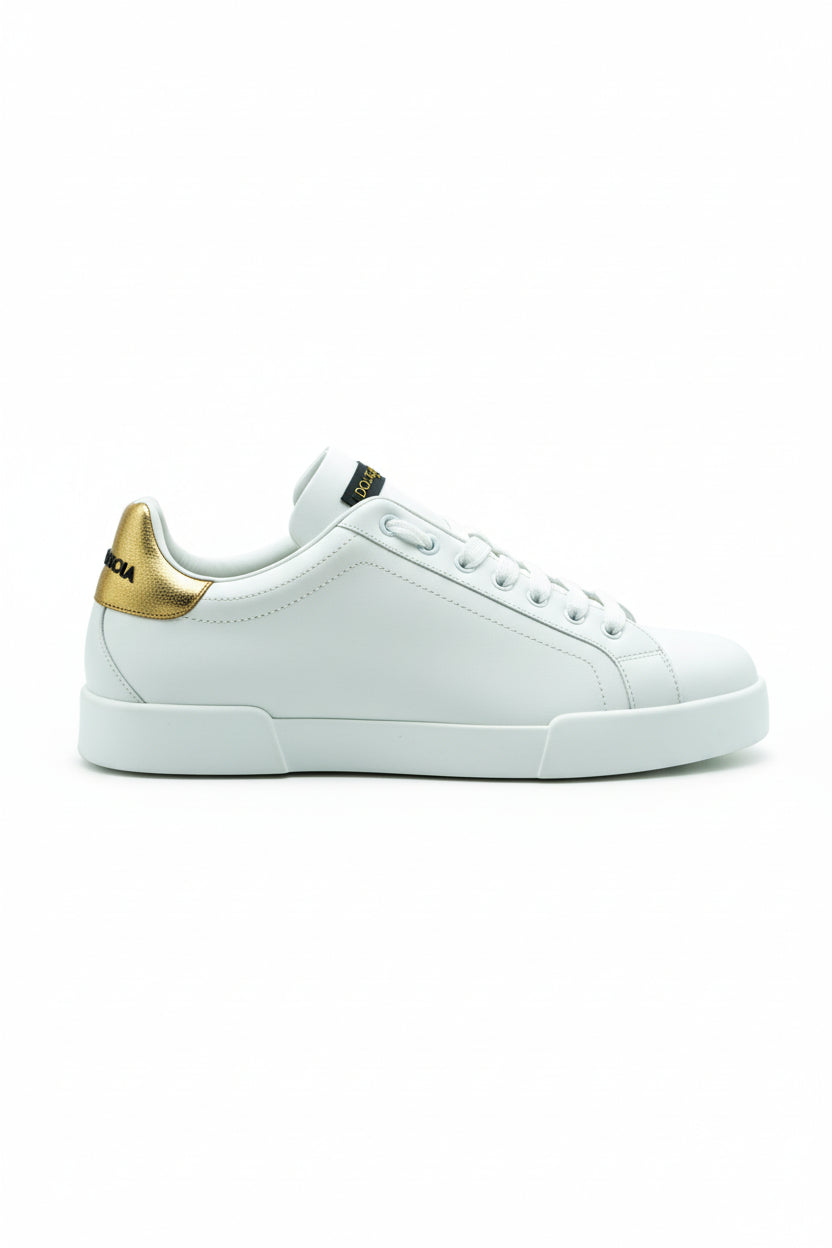 DOLCE & GABBANA - PORTOFINO SNEAKER WITH CROWN PATCH