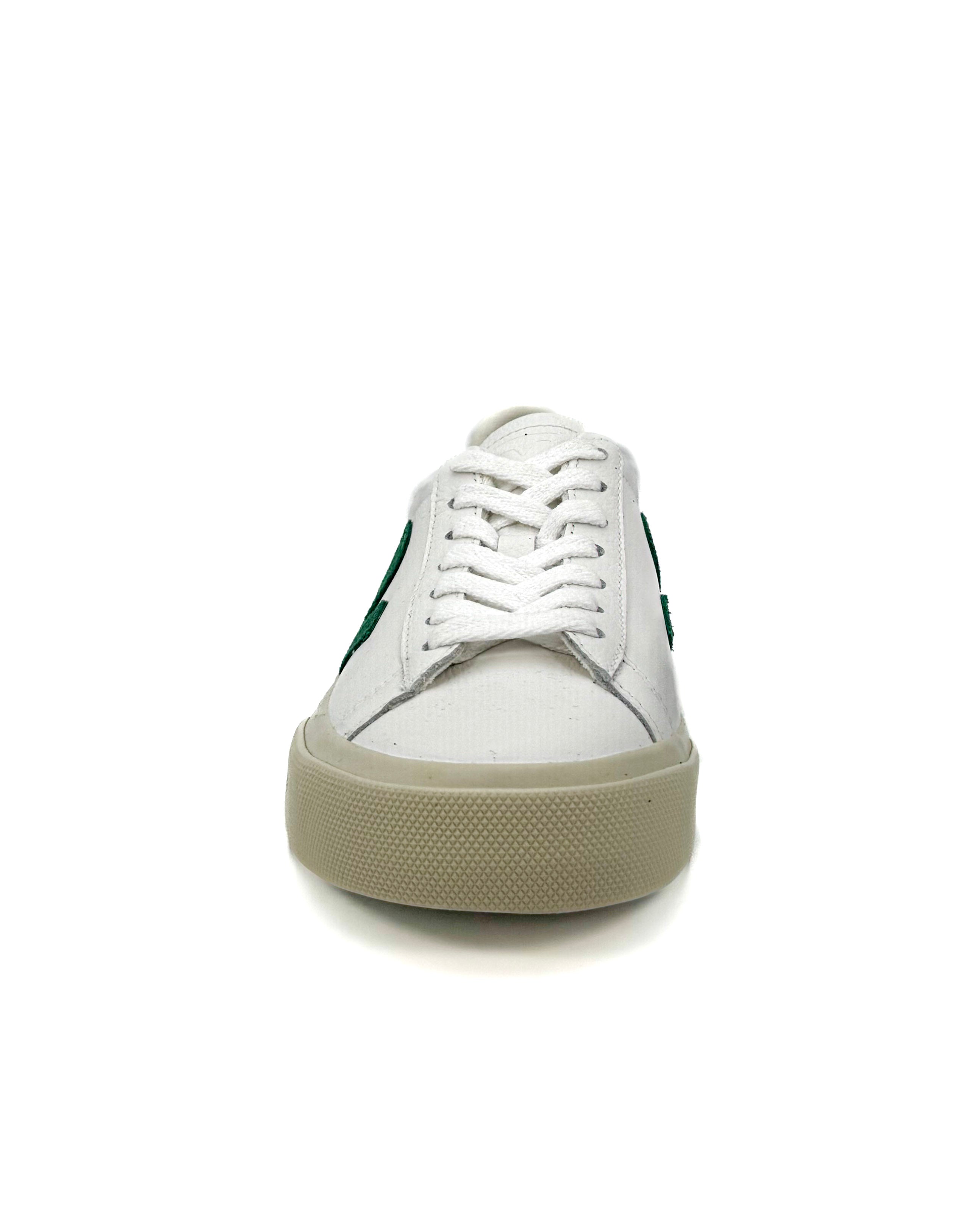 VEJA - CAMPO LEATHER EXTRA WHITE EMERAUDE
